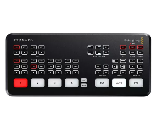 Table de distribution ATEM Mini Blackmagic's rental