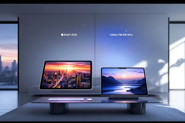 iPad 11 2025 vs Galaxy Tab S10 Ultra : Comparatif Entre Les Derniers Modèles de Samsung et d'Apple
